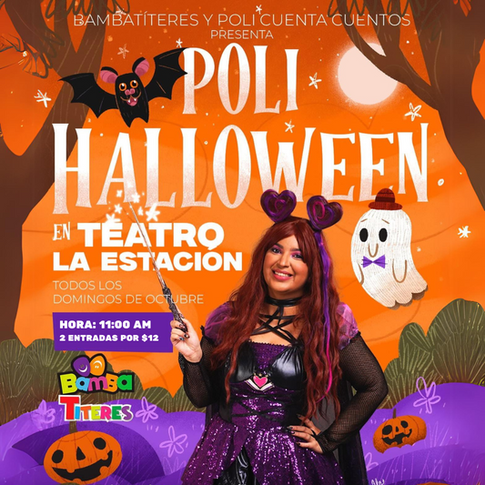 2x1 en Boletos para el Show de Títeres Poli Halloween por solo $12