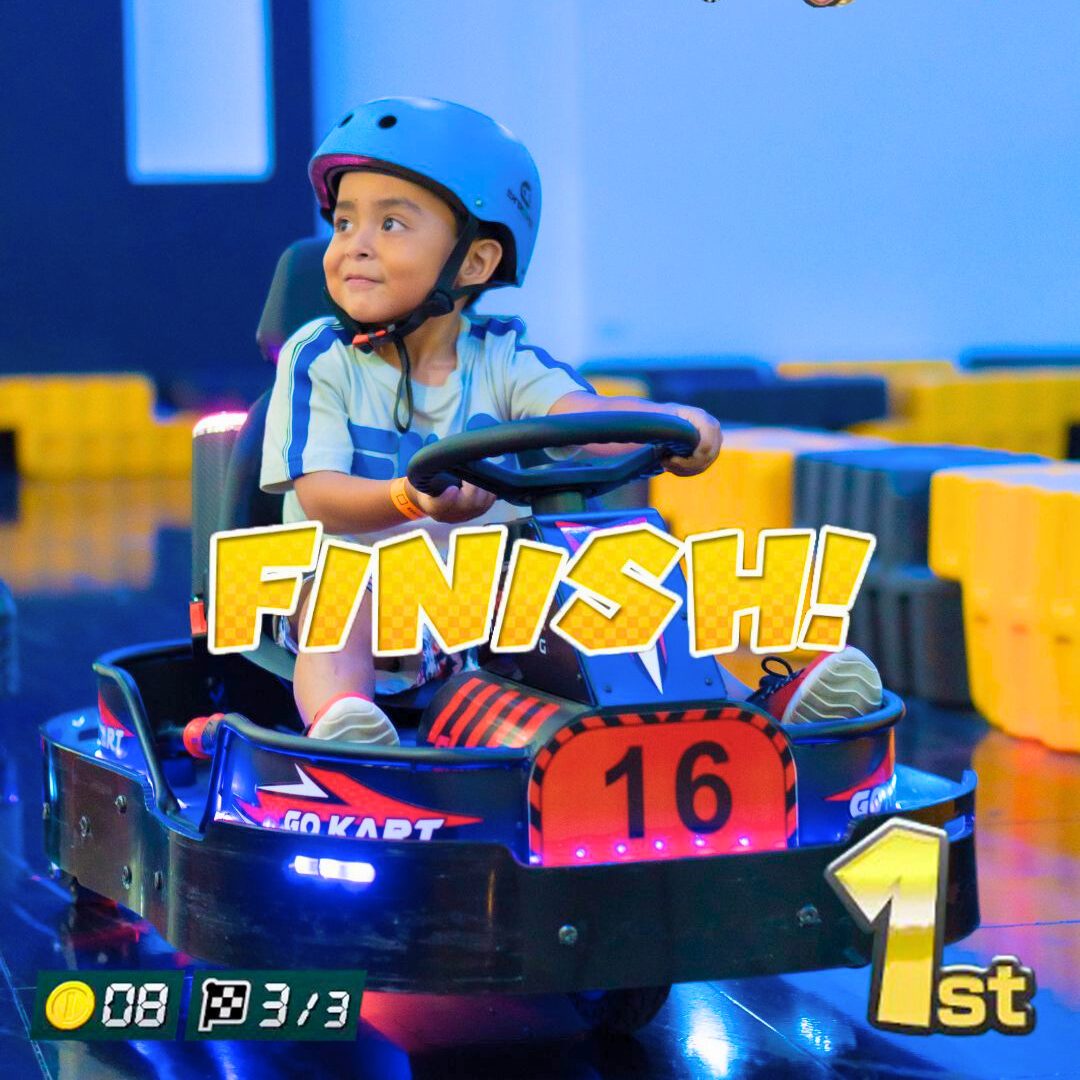 1 Hora de Juego Ilimitado + 1 Carrera de 8 vueltas para 2 niños por $15 en Extreme Place